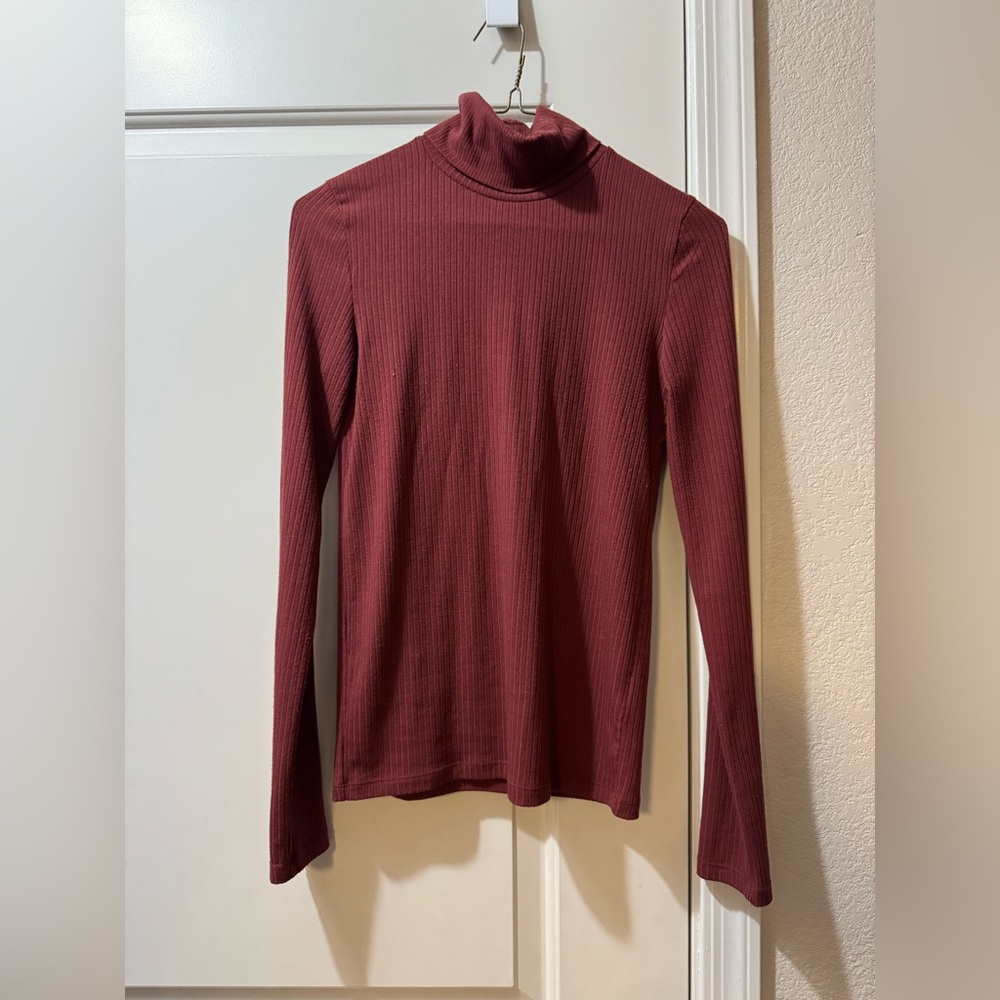 Madewell Ribbed Turtleneck Top
